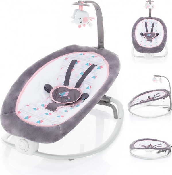 Babywippe - Pink Bird