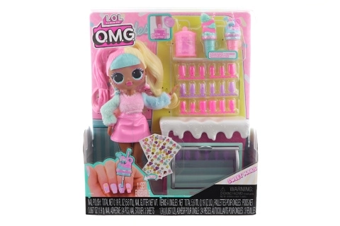 L.O.L. Surprise! OMG Nagelstudio mit Puppe Candylicious Sprinkles Shop