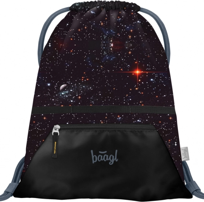Baagl Beutel mit Tasche Pixel Space