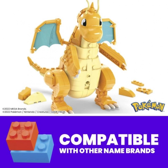 Baukasten Pokemon Dragonite mit Bewegungsfunktion