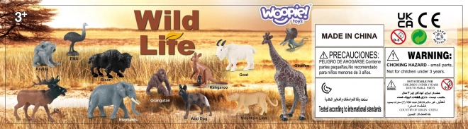 Woopie Set Wildtiere Spielfiguren 15 Stück