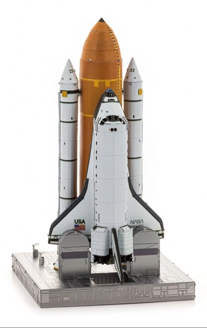 3D-Puzzle Space Shuttle mit Abschussrampe - Metallbausatz