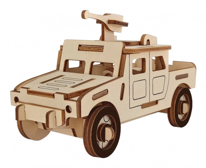 Holz 3D Puzzle Militärfahrzeug für Kinder