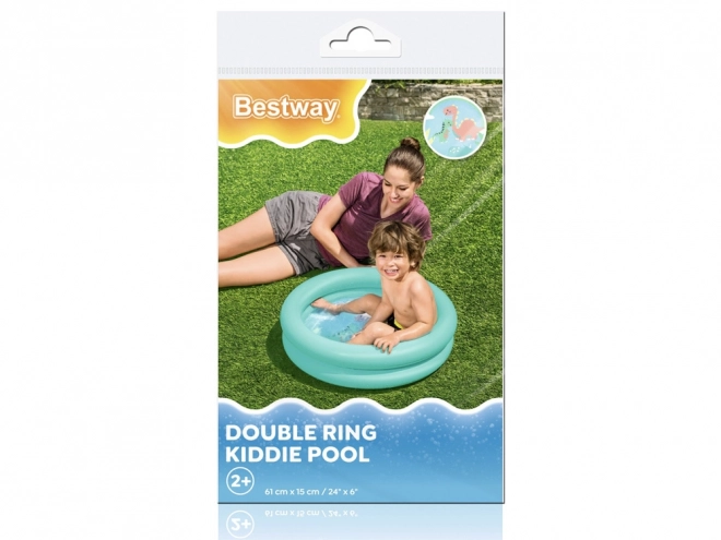 Bestway Kinder aufblasbares lila zweireihiges Planschbecken