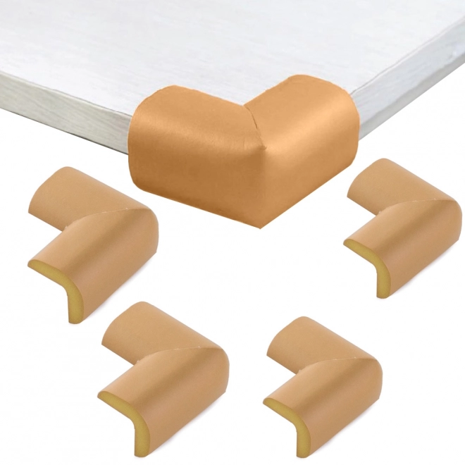 Bronzfarbene Möbelschutzecken x4
