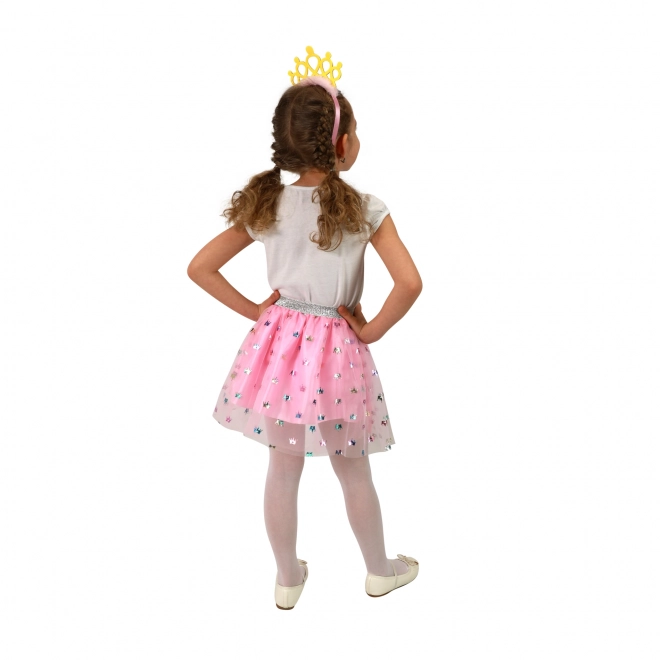 Tutu-Kleid Prinzessin mit Krone für Kinder