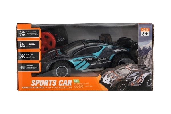 Ferngesteuertes RC Auto Sport grau-türkis