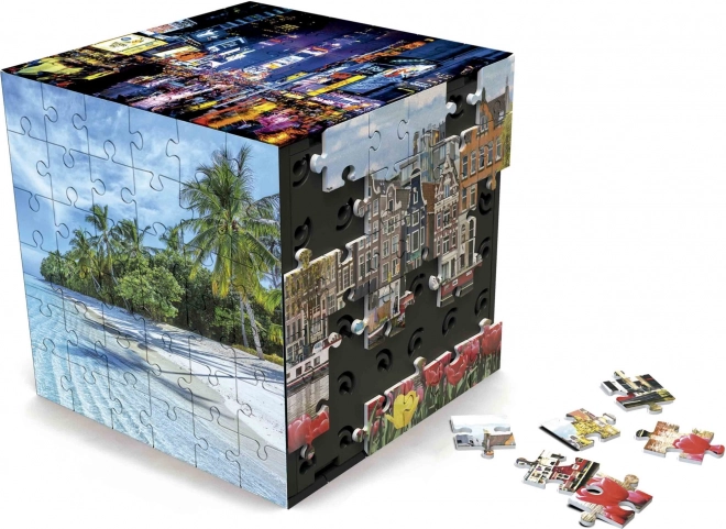 Educa 3D Puzzle Würfel Reisen