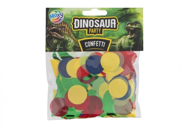 Papierkonfetti Dino-Motiv