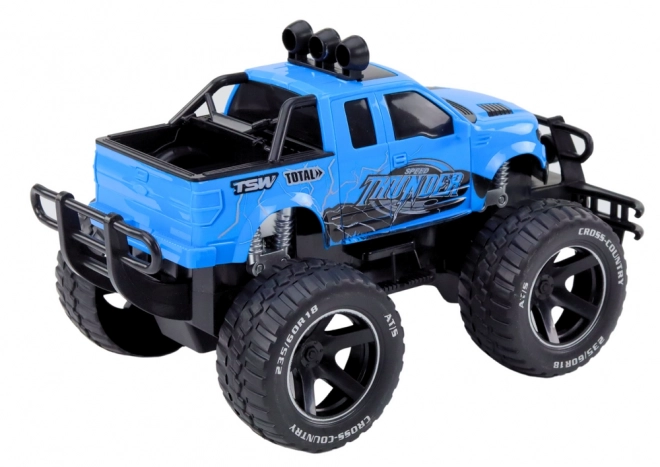 Ferngesteuertes Geländewagen 1:14 Blau mit Gummireifen