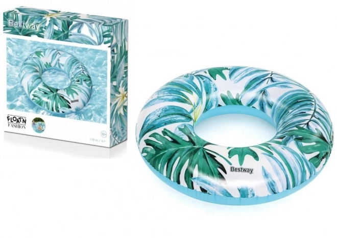 Doppelseitiger Schwimmring Bestway Tropical Palms – blau