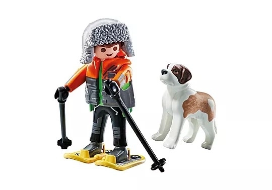 Playmobil Abenteurer mit Bernhardiner