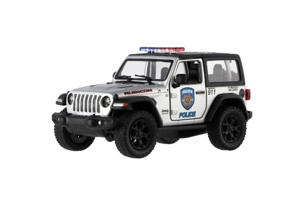 Kinsmart Jeep Wrangler Polizei Spielzeugauto