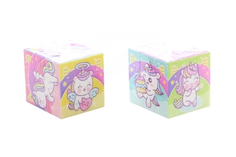 Faltwürfel Einhorn