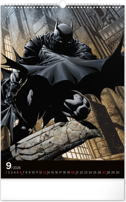 Wandkalender Batman Dark 2026