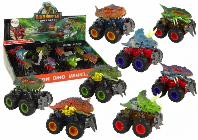 Dinosaurier Offroad Spielzeugauto mit Schwungradantrieb