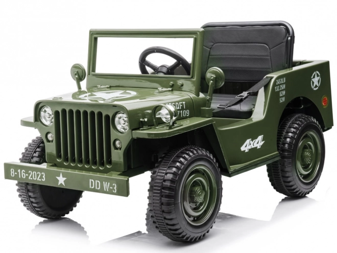 Fernsteuerbares Militärfahrzeug Willys – Beige