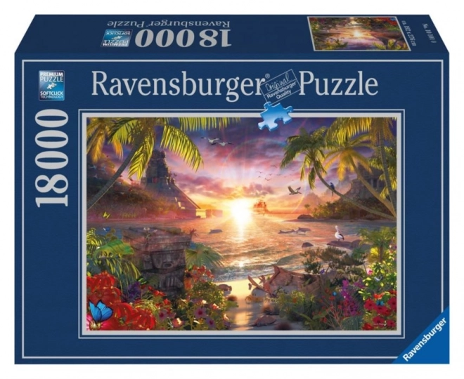 Ravensburger Puzzle Sonnenuntergang im Paradies 18000 Teile