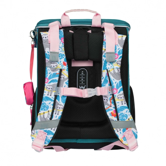 Baagl 3 Set Zippy Faultier: Schulranzen, Federtasche, Sportbeutel