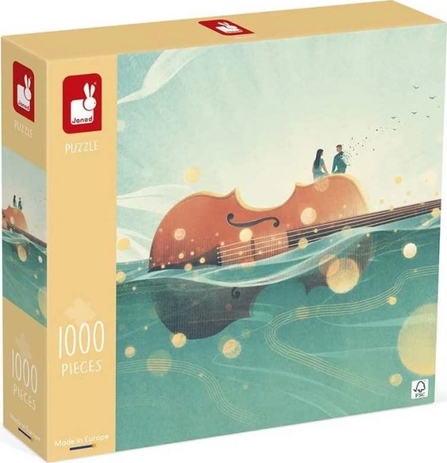 Janod Puzzle Schwimmende Geige 1000 Teile