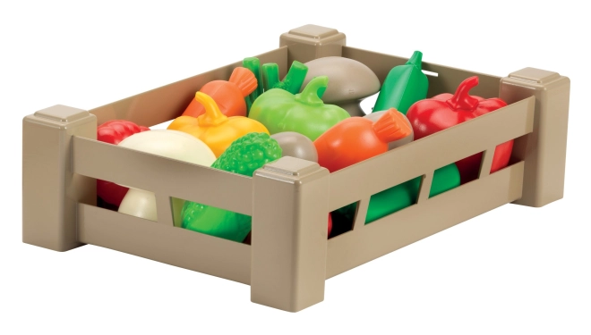 Buntes Obst und Gemüse zum Lernen durch Spiel