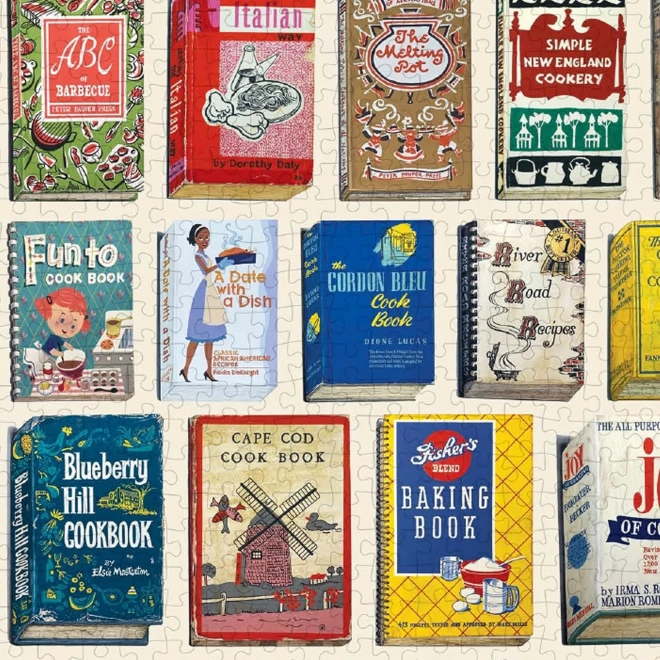 Puzzle klassischer Kochbücher von Richard Baker