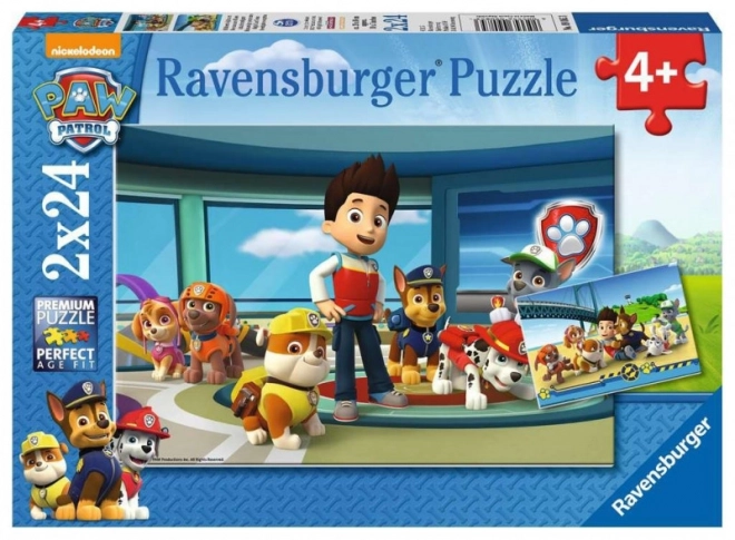 Ravensburger Paw Patrol Team Puzzle 2x24 Teile