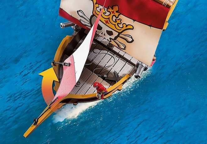 Piraten PLAYMOBIL Piratenschiff mit Figuren