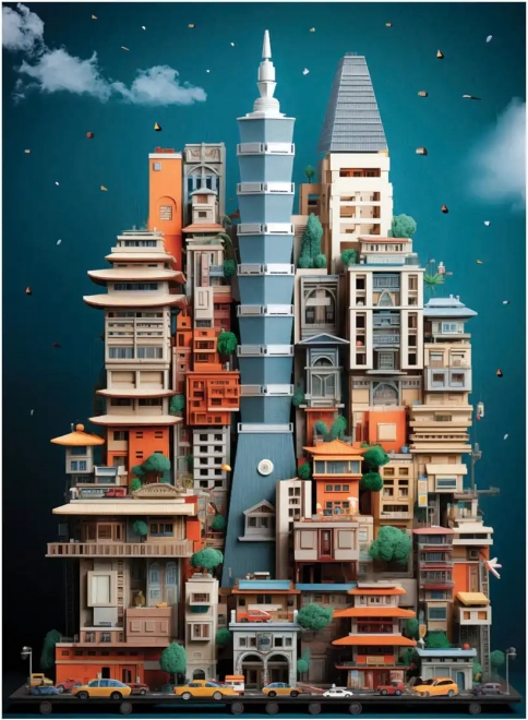 Puzzle Taipei 1000 Teile