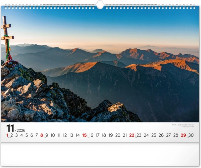 Wandkalender Magische Tatra 2026
