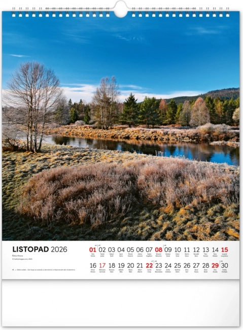 Wandkalender Böhmerwald 2026