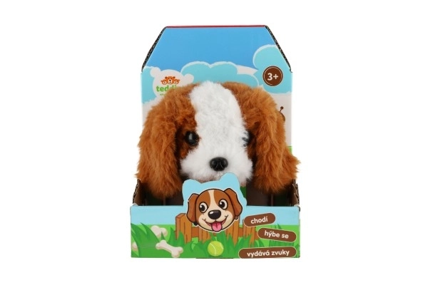 Niedlicher roboterhund mit ton