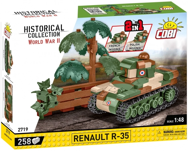 Renault R-35 Panzerset aus Bausteinen