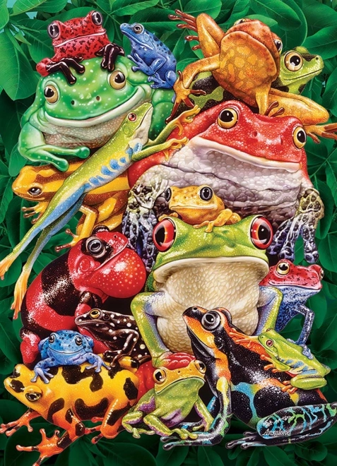 Puzzle Frosch-Geschäft 1000 Teile von COBBLE HILL