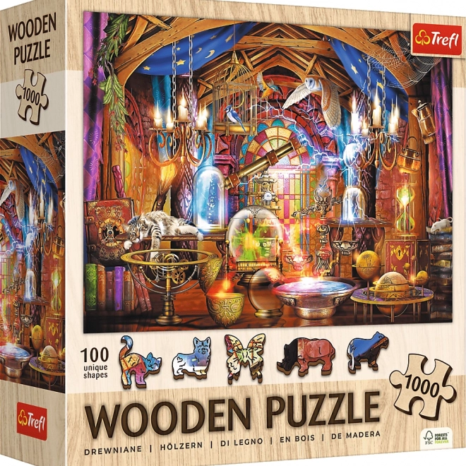 TrefL Holzboden-Puzzle Magischer Raum 1000 Teile
