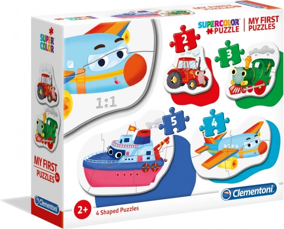 Mein erstes Puzzle – Verkehrsmittel 4-in-1
