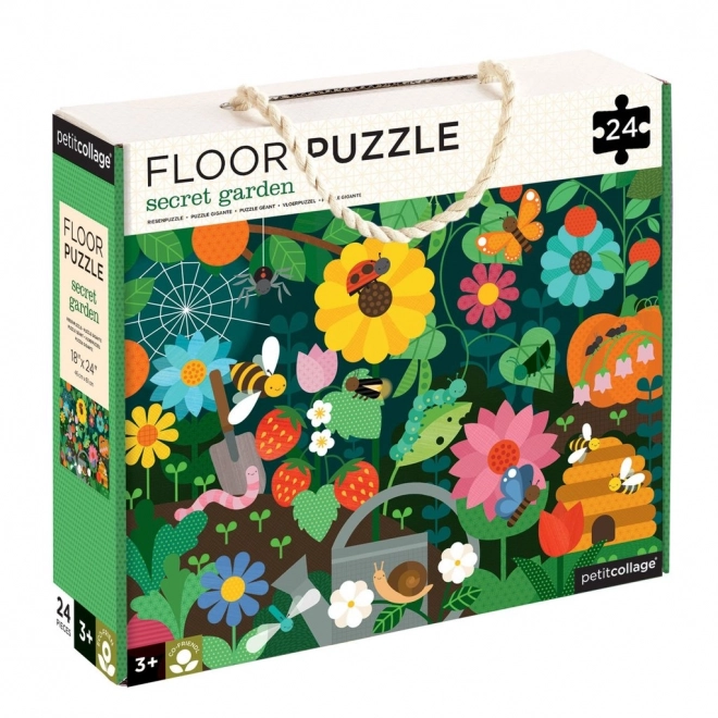 Bodenpuzzle Geheimnisvoller Garten von Petitcollage