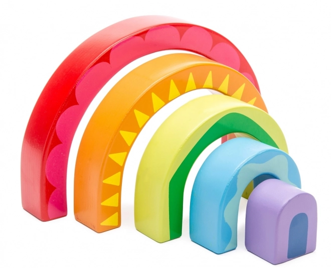 Regenbogen-Montessori-Spielzeug von Le Toy Van