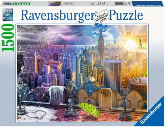 Ravensburger Puzzle Jahreszeiten in New York 1500 Teile