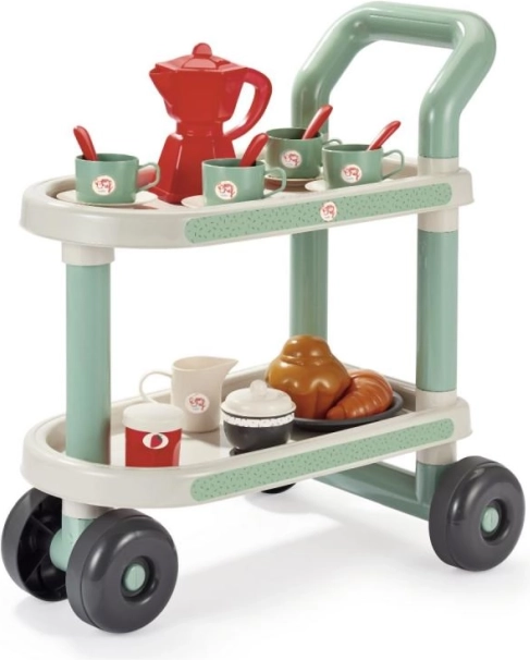 Frühstücksservierwagen mit Zubehör