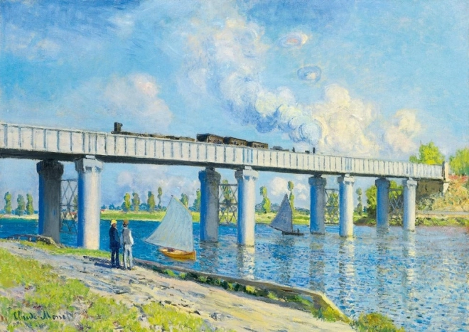 Puzzle Eisenbahnbrücke in Argenteuil 1000 Teile