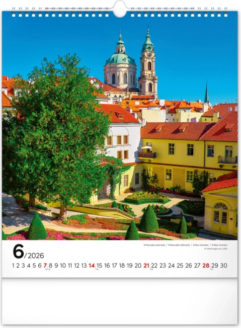 Wandkalender Prag 2026