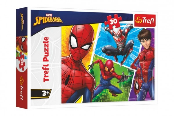 Bunte Illustrationen von Spider-Man