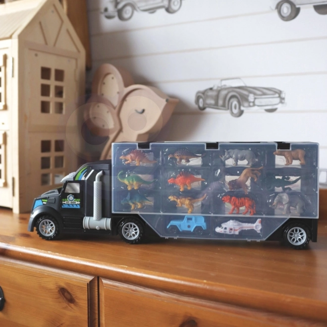 Woopie Lastwagen mit Dinosauriern