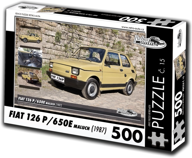 Puzzle Retro-Autos Fiat 126p Maluch (1987) – 500 Teile