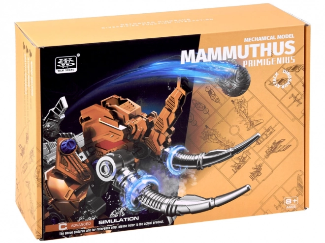 Mechanisches Modell Mammut zum Zusammenbauen