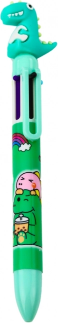 Mehrfarbiger Kinderstift mit Dinosaurierfigur