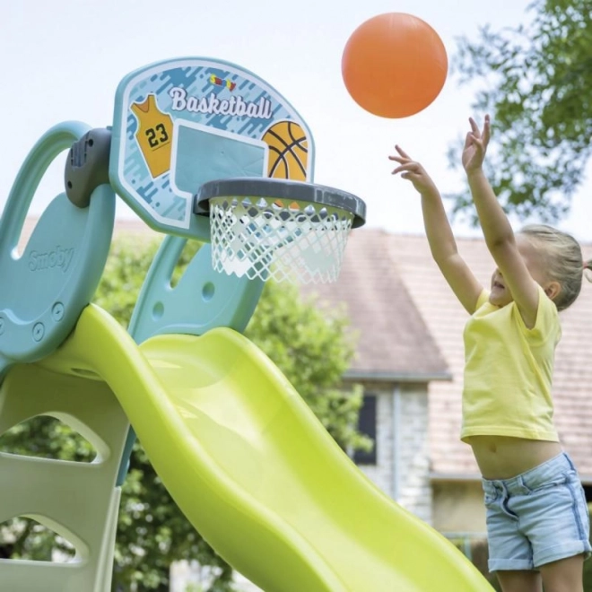 Basketballkorb für Rutschen