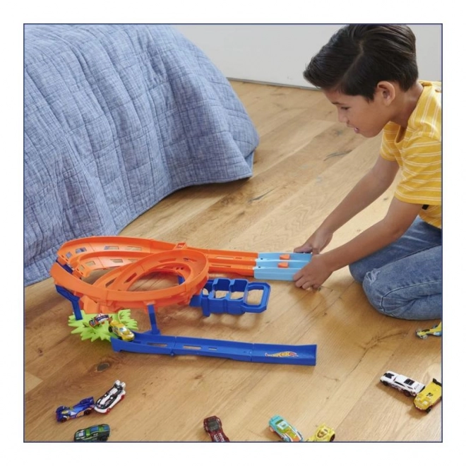 Hot Wheels Rennstrecke mit tragbarem Griff