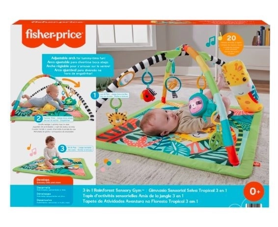 Fisher-Price 3-in-1 Spieldecke mit Giraffe